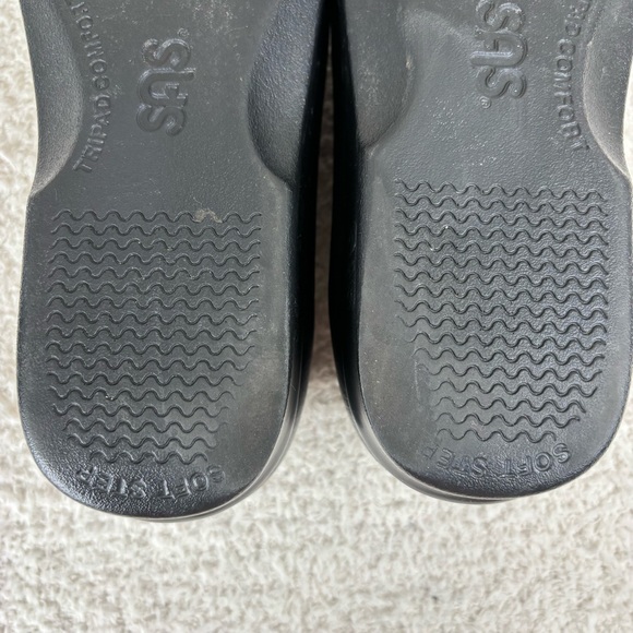 SAS Shoes Womens 9W Black Tripod Comfort Moccasin Slip On Leather Comfort Loafer - Picture 11 of 15